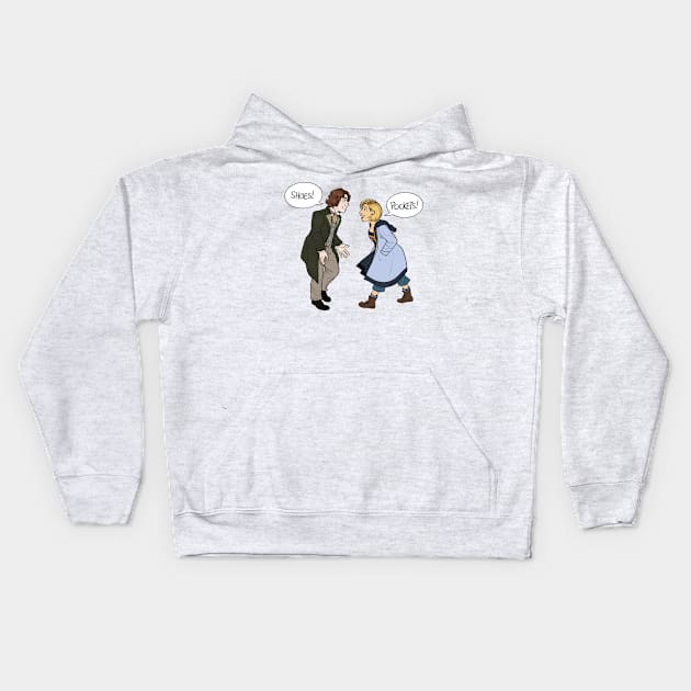 Shoes and Pockets Kids Hoodie by quietsnooze